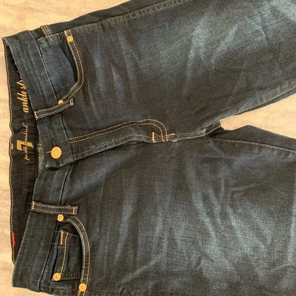 7 For All Mankind Ankle Straight Jeans